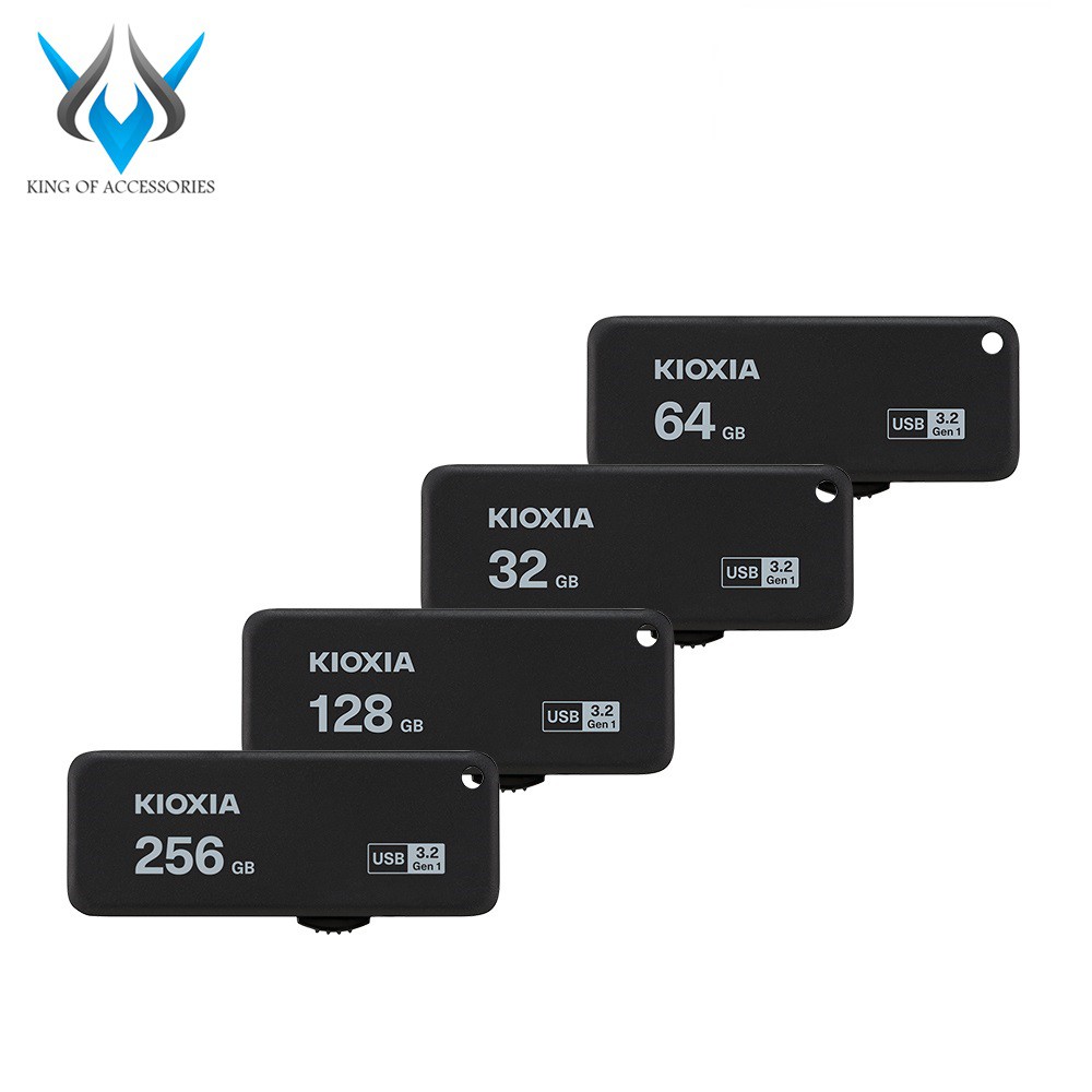 USB 3.2 Gen 1 Kioxia TransMemory U365 128GB 150Mb/s (Đen)