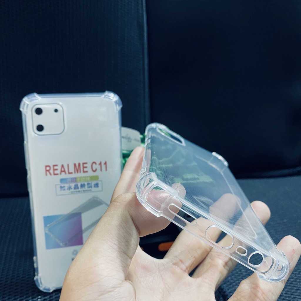 Ốp lưng chống sốc Realme C11 dẻo trong suốt cao cấp bo 4 góc chống va đập