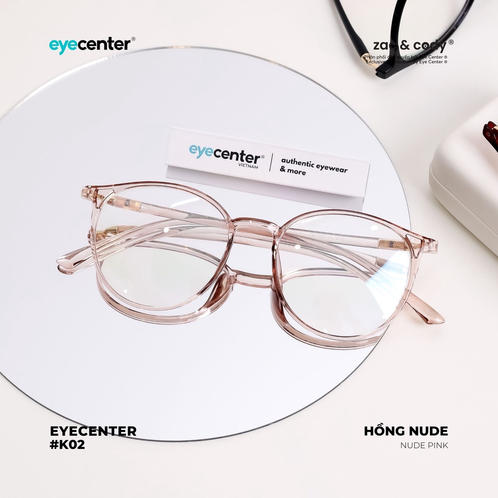 Gọng kính nam nữ chính hãng EYE CENTER K02-S by Zac &amp; Cody nhập khẩu Eye Center Vietnam