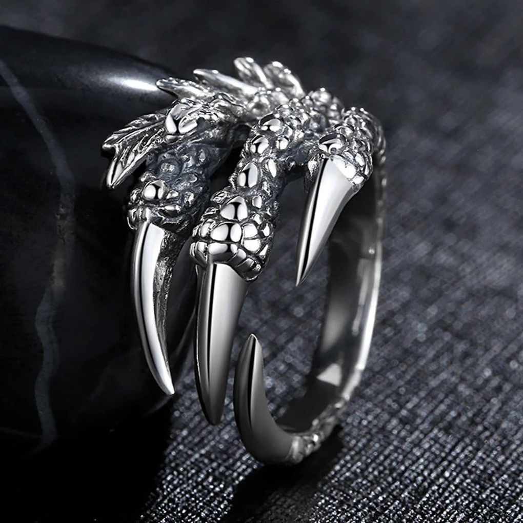 Nhẫn Hợp Kim Hình Móng Vuốt Cá Tính Dành Cho Nam
