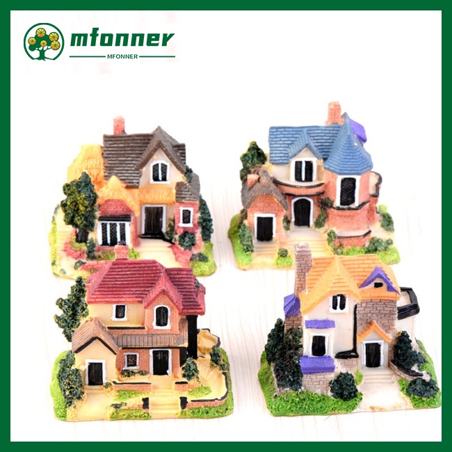 Mô Hình Ngôi Nhà Bằng Nhựa Dùng Trang Trí Tiểu Cảnh
