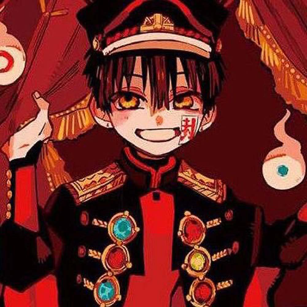 Set 50 Miếng Dán Anime Hanako kun Trang Trí Vali Laptop Vali