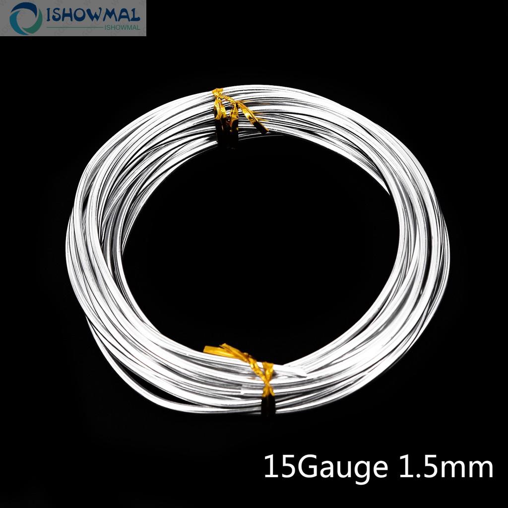 Cuộn dây nhôm dùng làm đồ trang sức DIY 1/1.5/2/2.5/3mm/5m