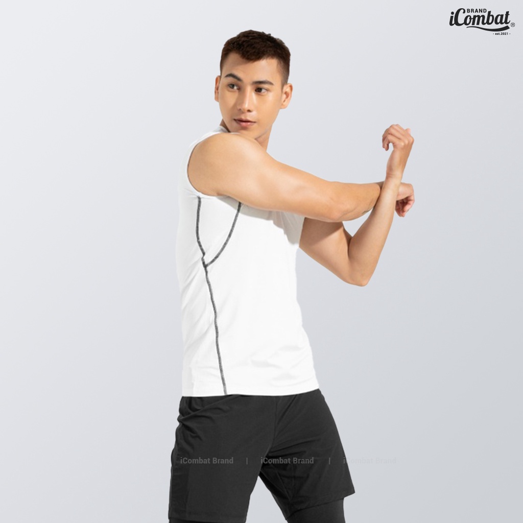 Áo tank top BODY thể thao nam iCombat form ôm áo sát nách co giãn 4 chiều