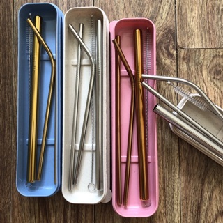 Bộ ống hút Inox 304 5 món