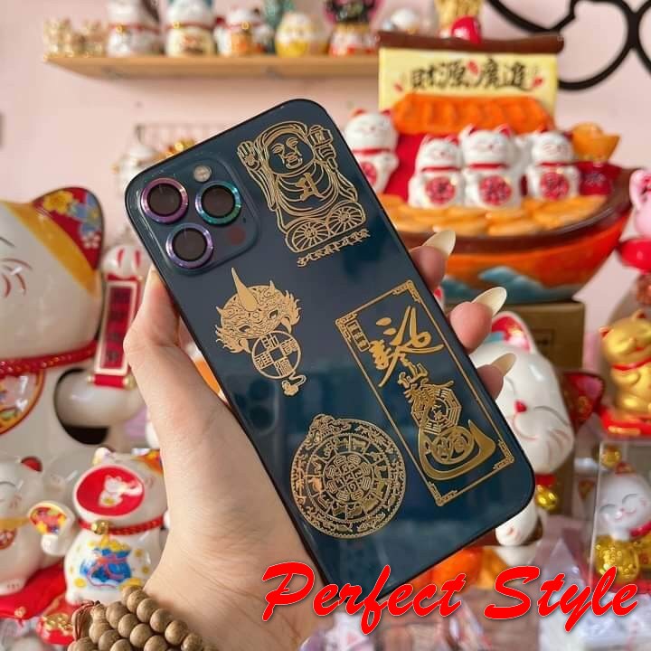 Miếng Dán Linh Phù - THần tài - Tài Lộc, May Mắn, Phong Thuỷ - Mèo thần tài (Dán Điện Thoại, Đồ Dùng ...)