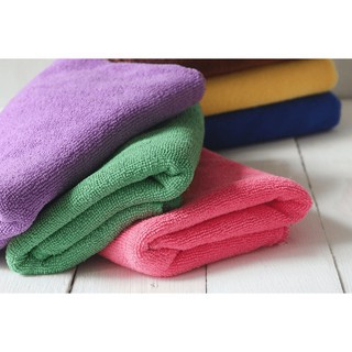 💥 SIÊU HOT 💥Khăn Microfiber Mềm Mịn Thấm Hút Nước Tốt Chuyên Dụng Lau Nội Thất Vật Dụng Xe Hơi Cỡ 30x30cm