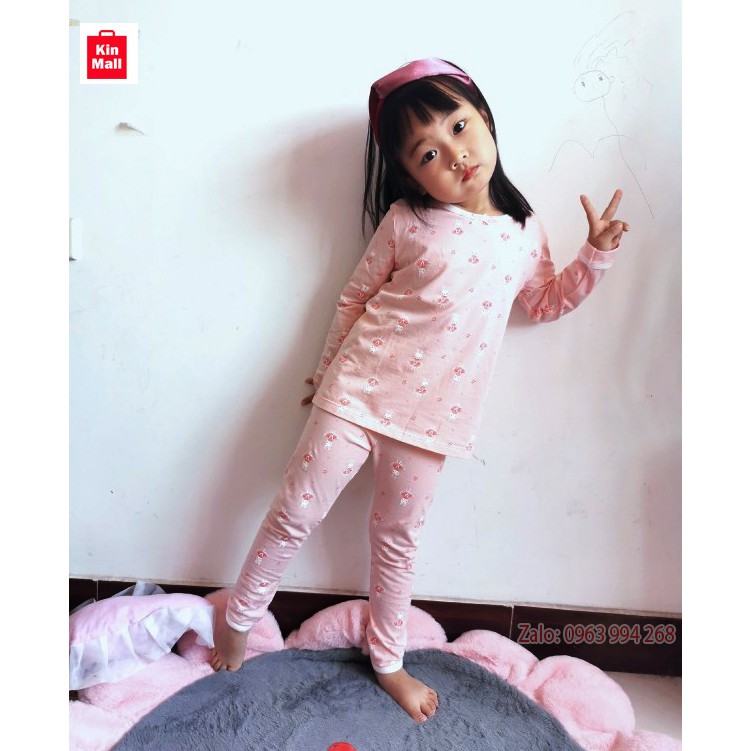 Bộ Đồ Ngủ Dài Tay Cho Bé Gái thương hiệu MAM DAD KIDS