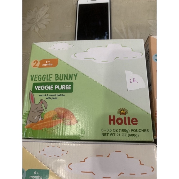 Holle Organic  rau củ xay nhuyễn cho bé 6 tháng