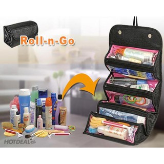 Túi đựng mỹ phẩm thu gọn roll n go