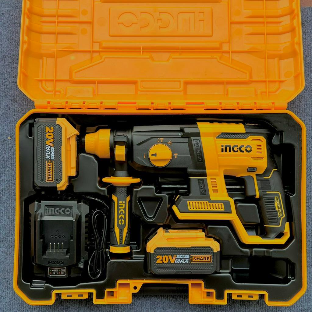 Máy khoan đục bê tông 3 chức năng dùng pin 20V Ingco CRHLI202287