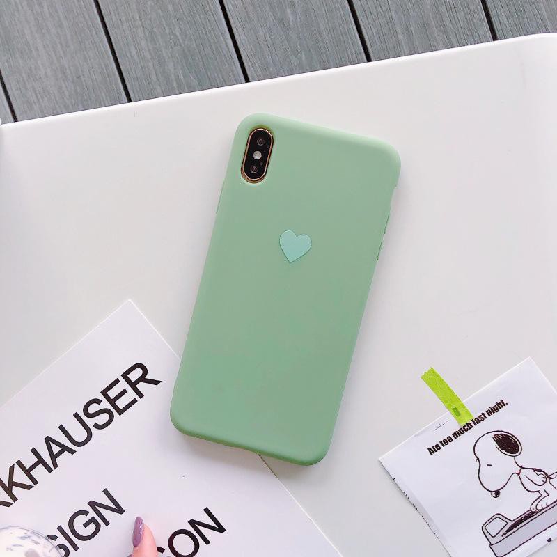 Ốp lưng iphone In hình trái tim mờ nhẹ nhàng dành cho iphon 6 6s plus 7 8 plus x xs max xr 11 promax (a113)