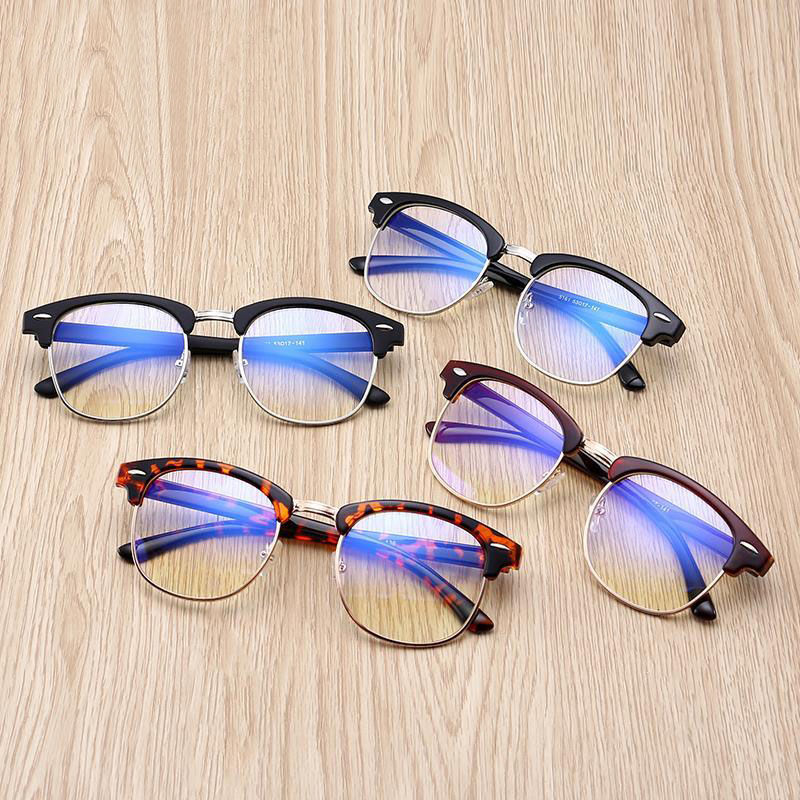 Mắt kính cận chống ánh sáng xanh/ kính cận có độ - 0.5 ~ - 6.0 phong cách cổ điển thời trang cho nam và nữ