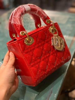 Túi Dior ba ô da bóng siêu xịn