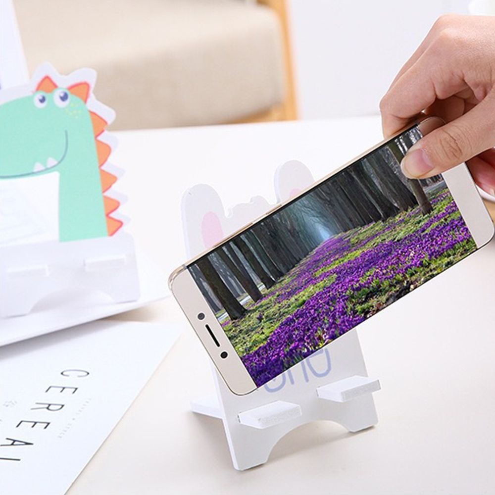 Giá Đỡ Điện Thoại / Máy Tính Bảng / Điện Thoại / Máy Tính Bảng Hình Tv Hoạt Hình Bằng Gỗ Thiết Kế Đơn Giản Vui Nhộn
