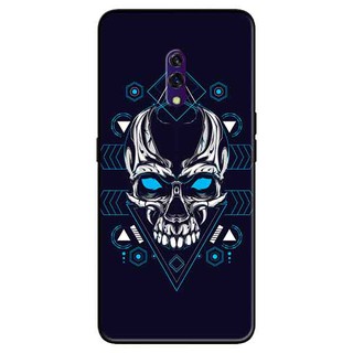 Ốp Lưng Oppo K3/ Realme X - Đầu Lâu Mắt Xanh