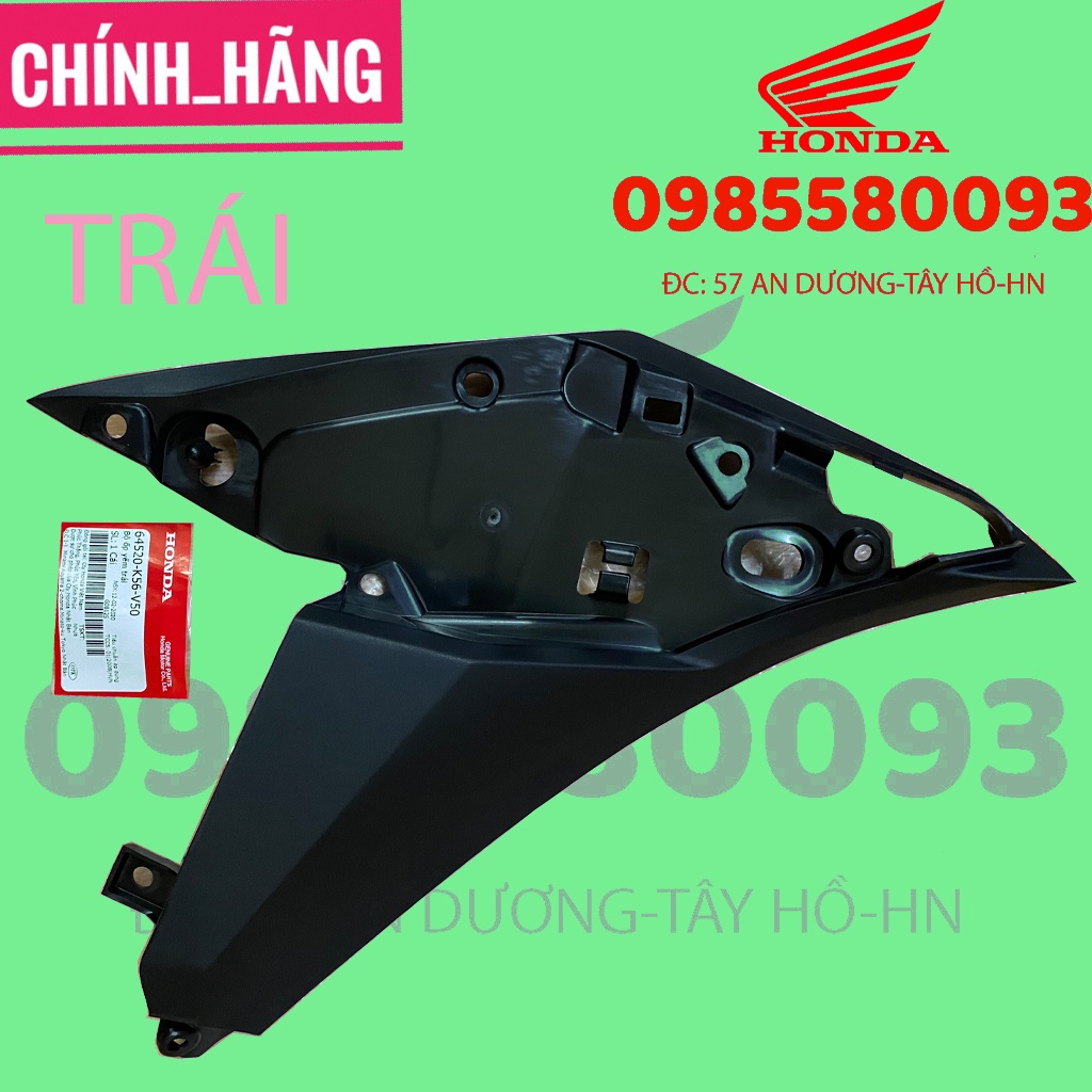 Ốp yếm trong nhám xe Winner X chính hãng Honda