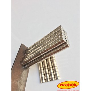 12x5mm nam châm trắng đất hiếm lực từ cực mạnh