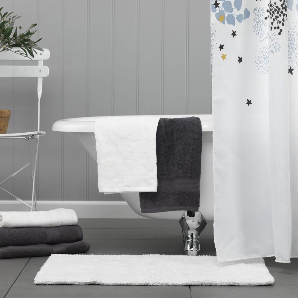 Khăn tắm JYSK Karlstad cotton màu trắng 50x100cm