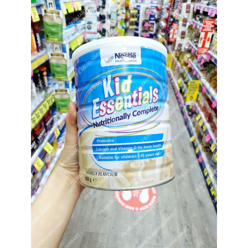 sữa bột kid essentials 800g của Úc