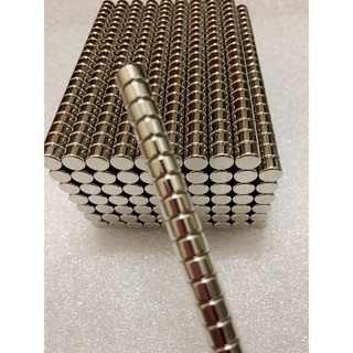 Set 10 viên nam châm 8x4mm loại đất hiếm