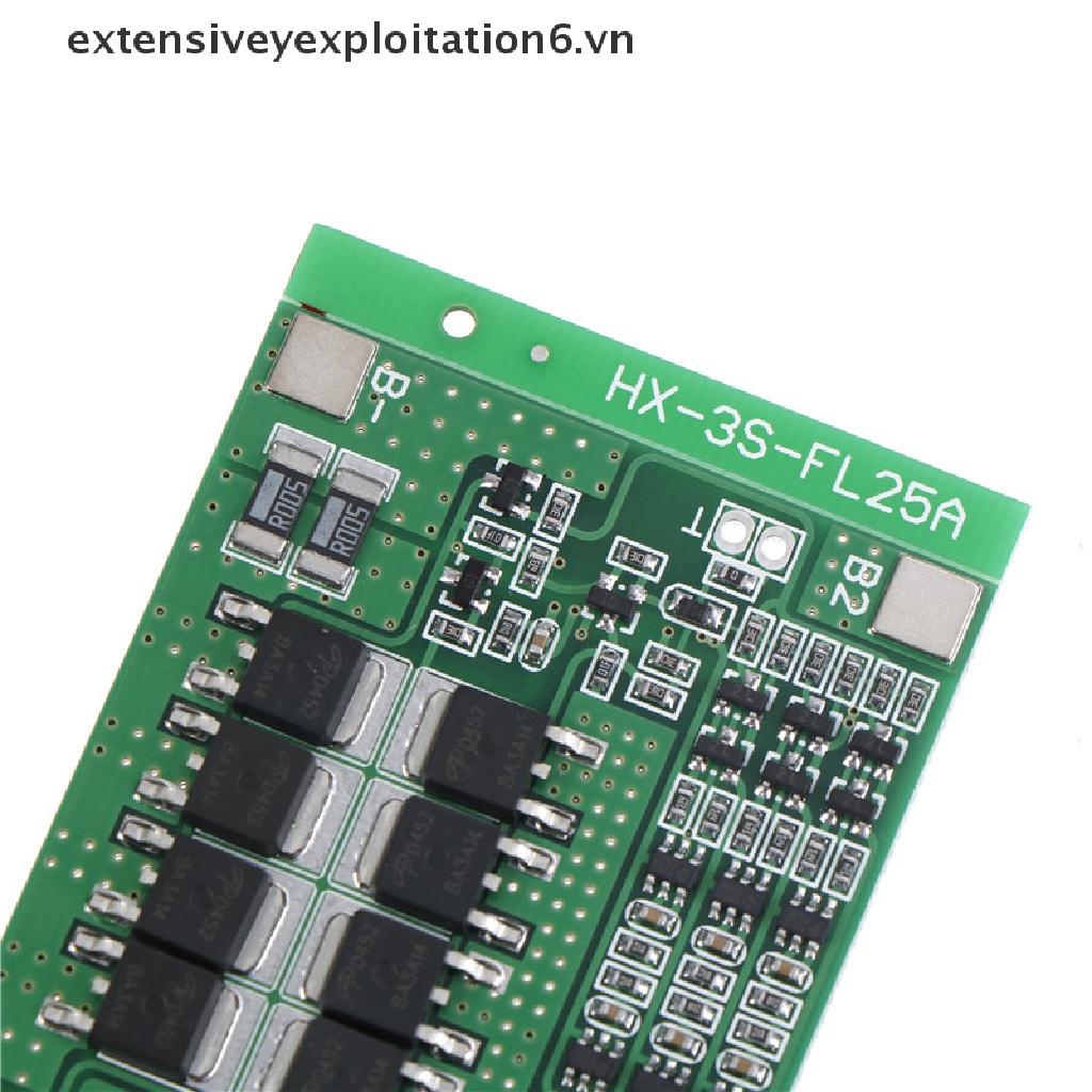 Bảng Mạch Cân Bằng Pin Lithium PCB 18650 Li-ion / E6VN / 3S 25A 12V 11.1V 12.6V