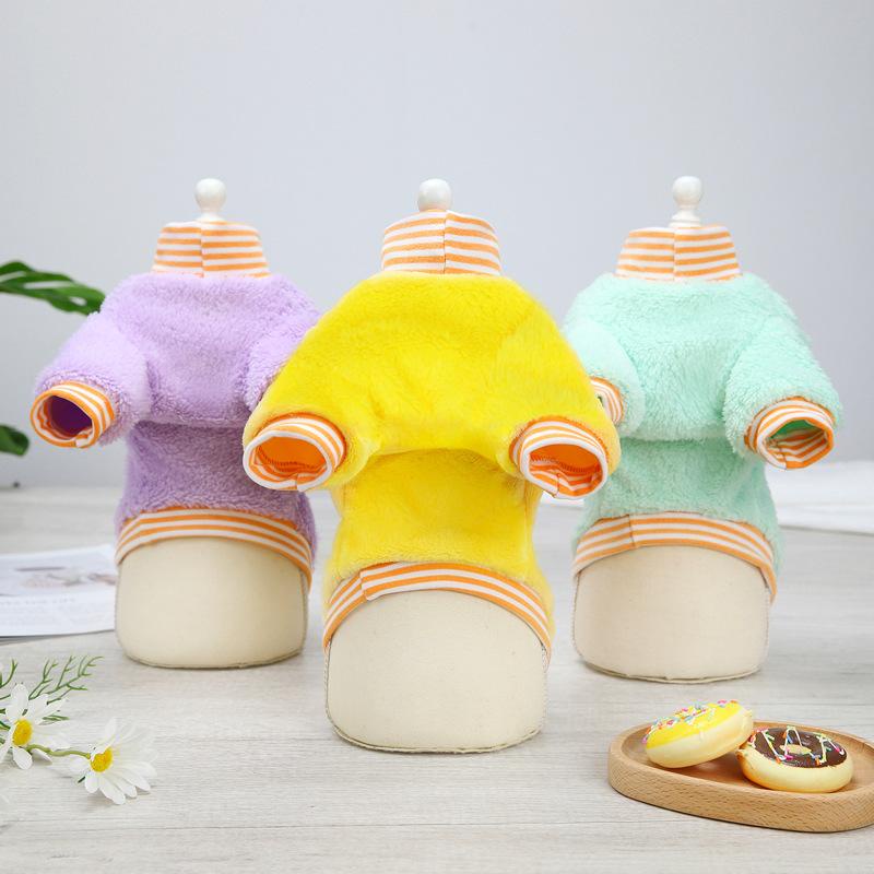 Quần áo chó mèo thú cưng: Áo nỉ lông họa tiết thỏ carot