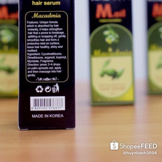 Tinh dầu dưỡng tóc Macadamia M.Oil