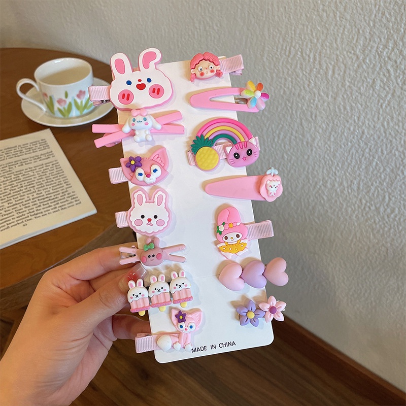 Kẹp Tóc Thiết Kế Hình Hoạt Hình Phong Cách Hàn Quốc Dễ Thương Dành Cho Trẻ Nhỏ 2022