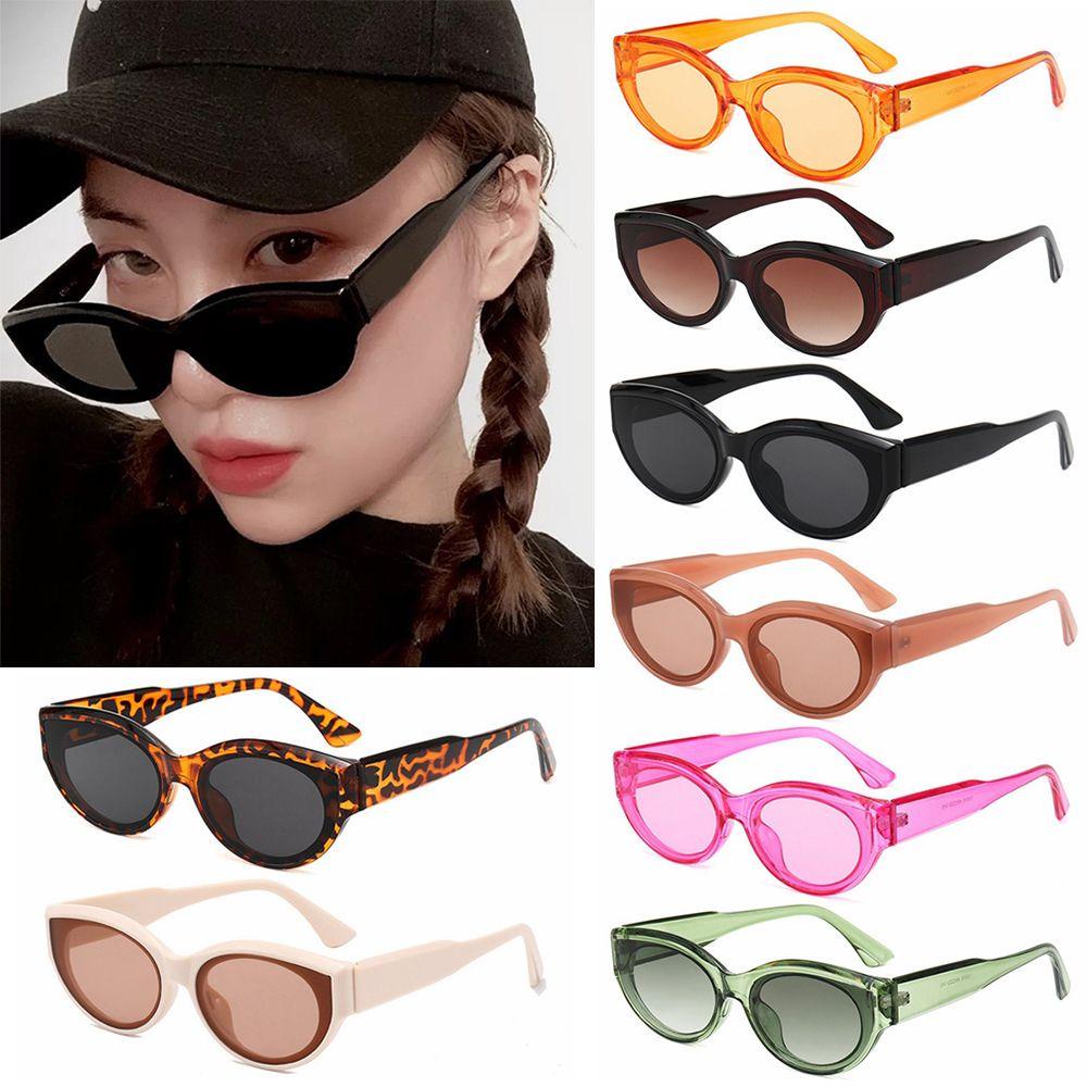 YVE Kính Mát Gọng Oval Nhỏ Chống Tia UV Thời Trang