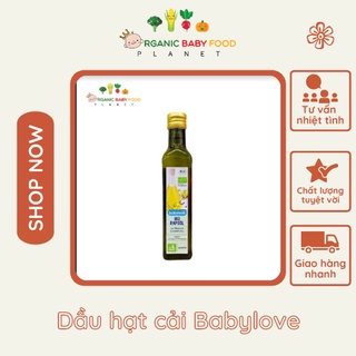 Dầu hạt cải Babylove hữu cơ cho bé ăn dặm 200ml- Hàng nhập khẩu từ Đức