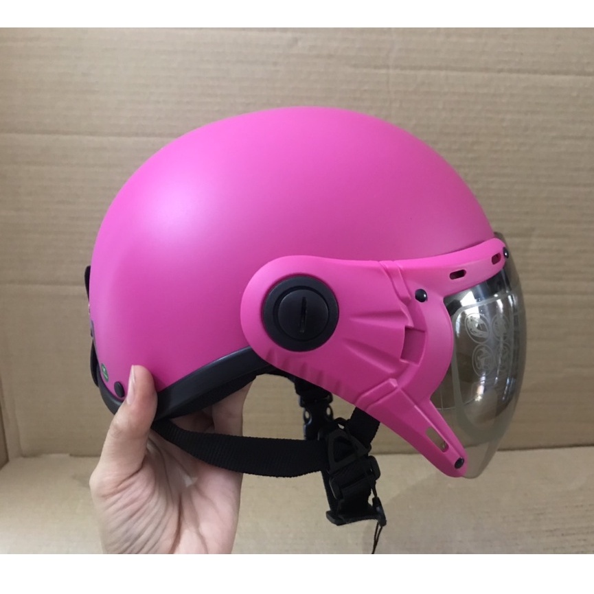 Mũ bảo hiểm Asia nửa đầu có kính chắn bụi, Asia helmet 105K