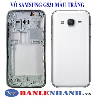 Vỏ samsung g531 màu trắng