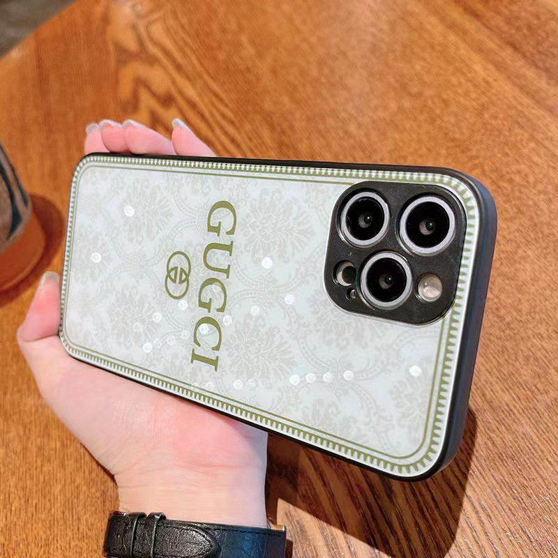 Ốp Điện Thoại Mặt Kính In Logo GUCCI Sang Trọng Cho iphone 13 Pro MAX i13 13pro 11 Pro MAX i11 iX Xs XR Xs MAX