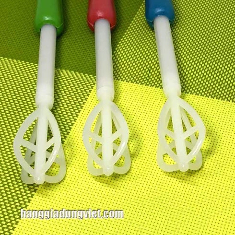 Cây Đánh Bọt Cà Phê Chất Liệu Nhựa Nhiều Màu
