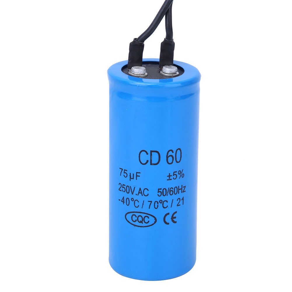 Tụ Điện Cd60 Ac 75uf 250v 75mfd Hvac Chuyên Dụng