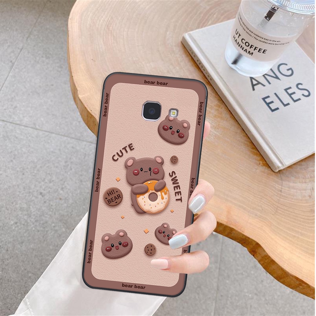 Ốp lưng Samsung Galaxy J4 PLUS / J4 PRIME / J7 PRIME in hình Gấu nâu - hồng, Gấu Be@rick  cực CUTE, DỄ THƯƠNG