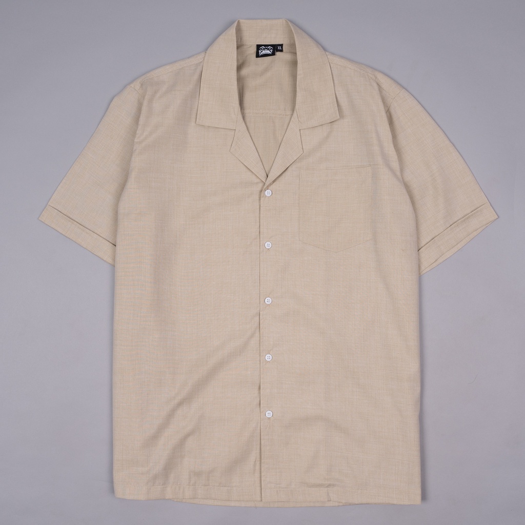 Áo Cuban Shirt Gori - Beige