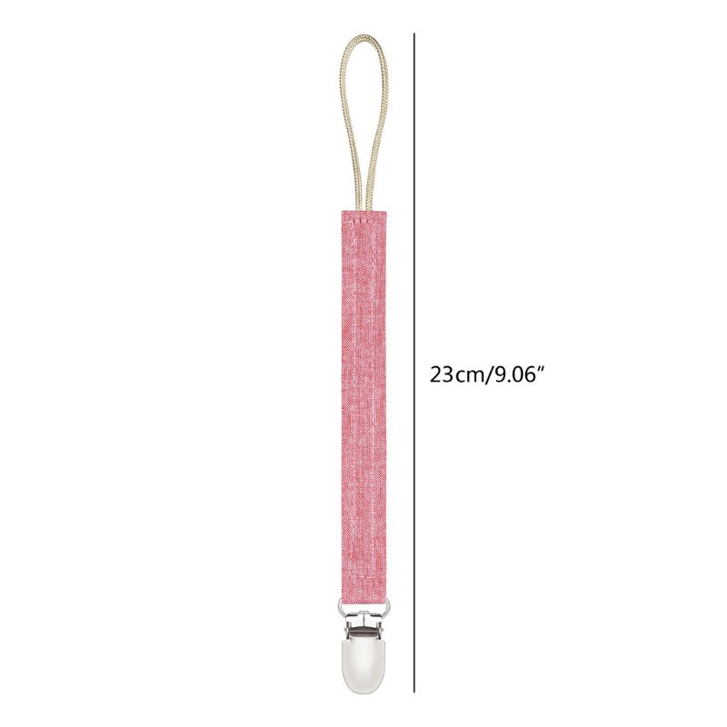 Giá Đỡ Ti Giả Bằng Cotton Lanh Có Kẹp Giữ Dây Đeo Cho Bé