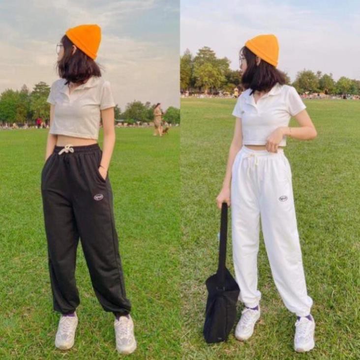 trả sỉ Áo croptop nữ cổ bẻ chất THUN BORIP COTTON loại tốt, co dãn thoáng mát combo sỉ