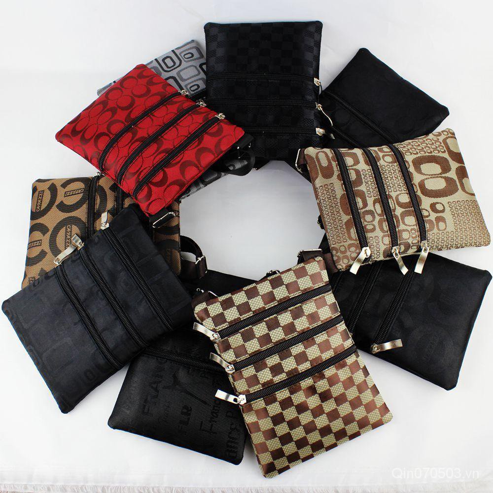 Túi Đeo Vai Mini Đựng Điện Thoại Phong Cách Retro Unisex
