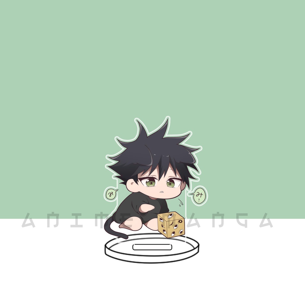 Mô Hình Nhân Vật Anime Jujutsu Kaisen Standee Chú Thuật Hồi Chiến Chibi Chất Liệu Acrylic decor góc học tập bàn làm việc