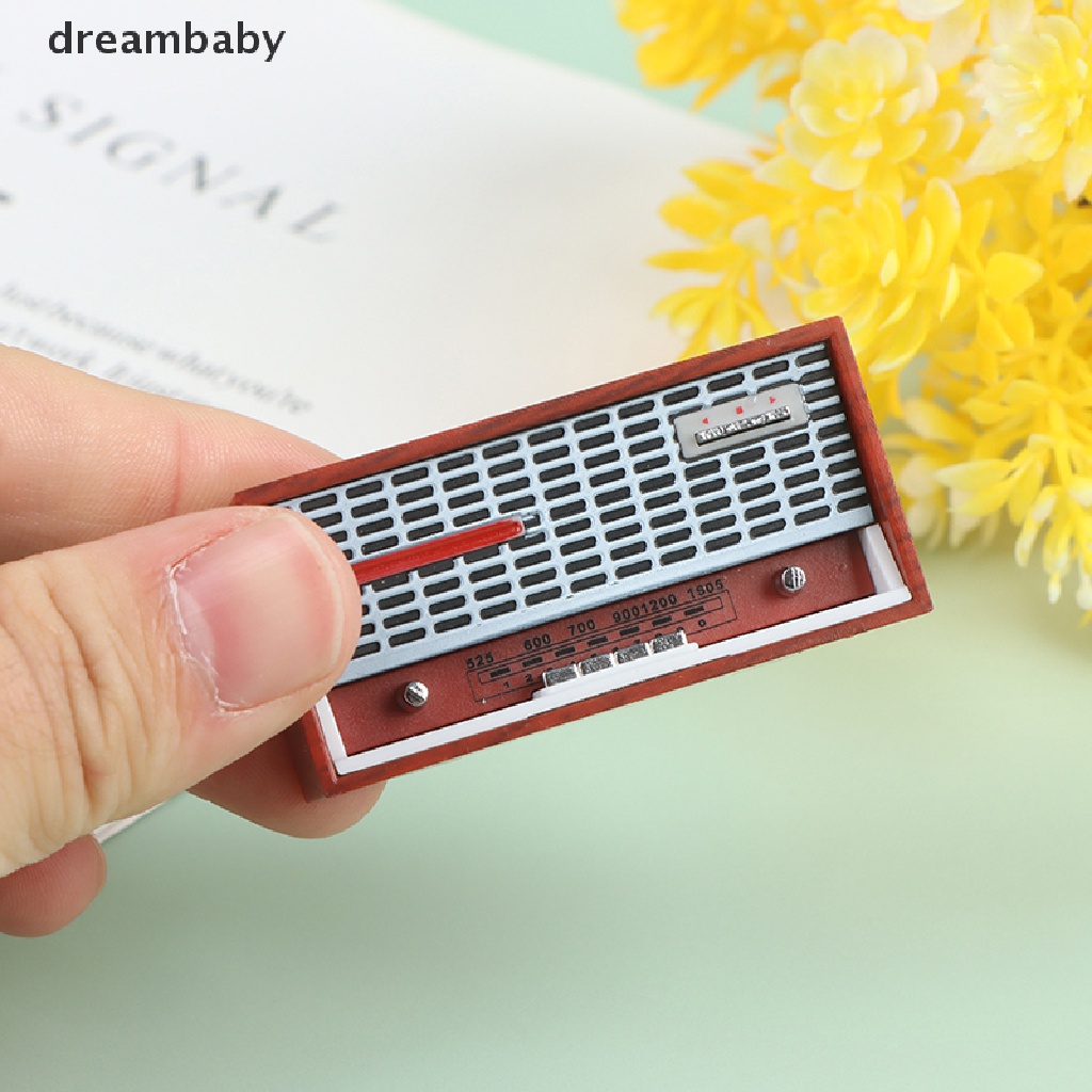 Radio Ghi Âm Mini Tỉ Lệ 1: 12 Trang Trí Nhà Búp Bê