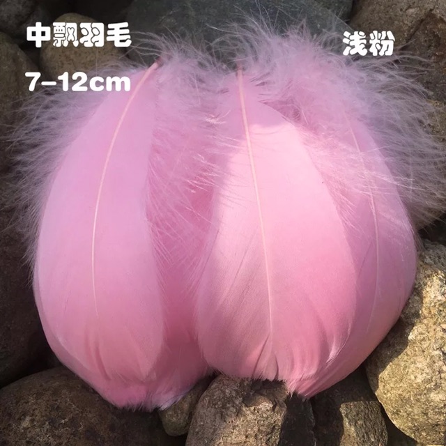 Lông vũ đủ màu kt 7-12cm