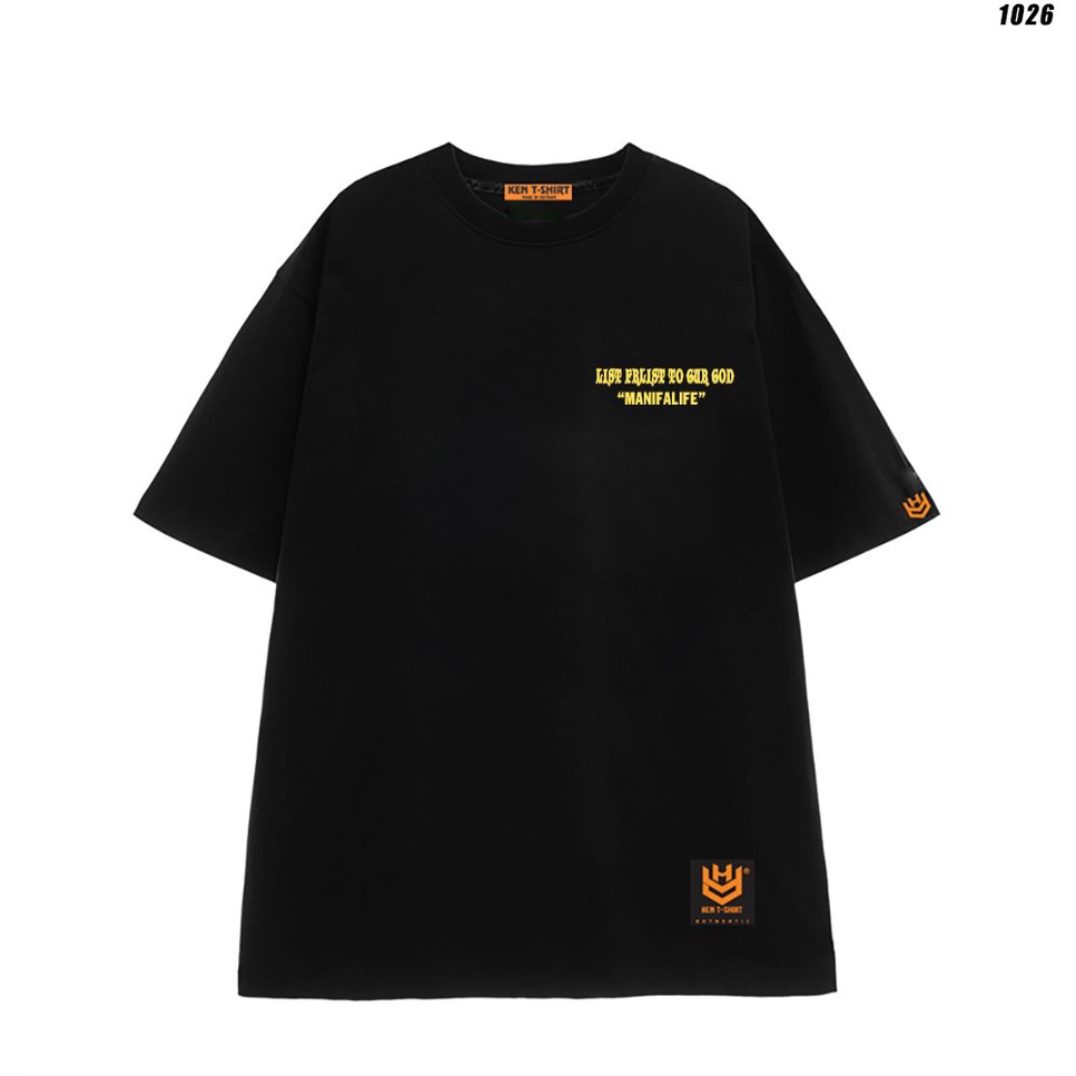 Áo phông unisex form rộng tay lỡ Manifalife 1026 HY KOREA