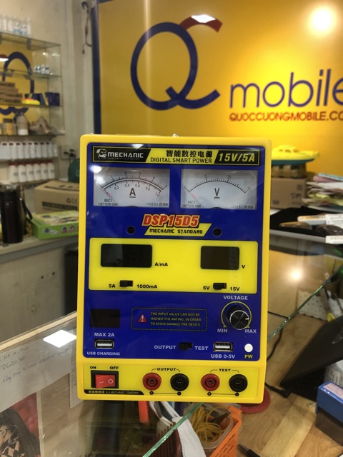 Máy cấp nguồn 5A-15V Mechanic/ DSP15D5