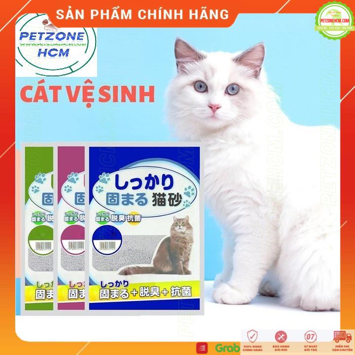 Cát vệ sinh cho mèo  FREESHIP 20K  Cát mèo Nhật Bản Cat Litter Kitty Pet 10L - PetZoneHCM