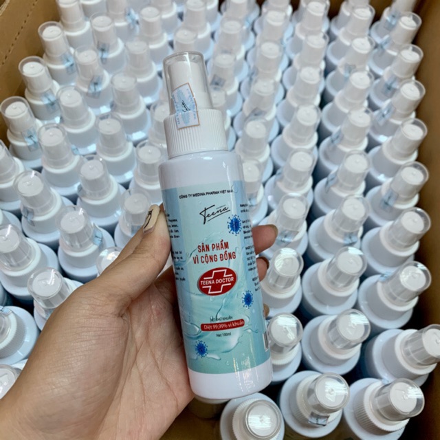 [XẢ KHO] Nước xịt rửa tay khô 100ml