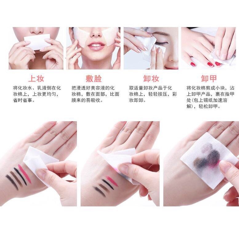 BÔNG TẨY TRANG 100% COTTON YOUSHA (GIÁ XƯỞNG)