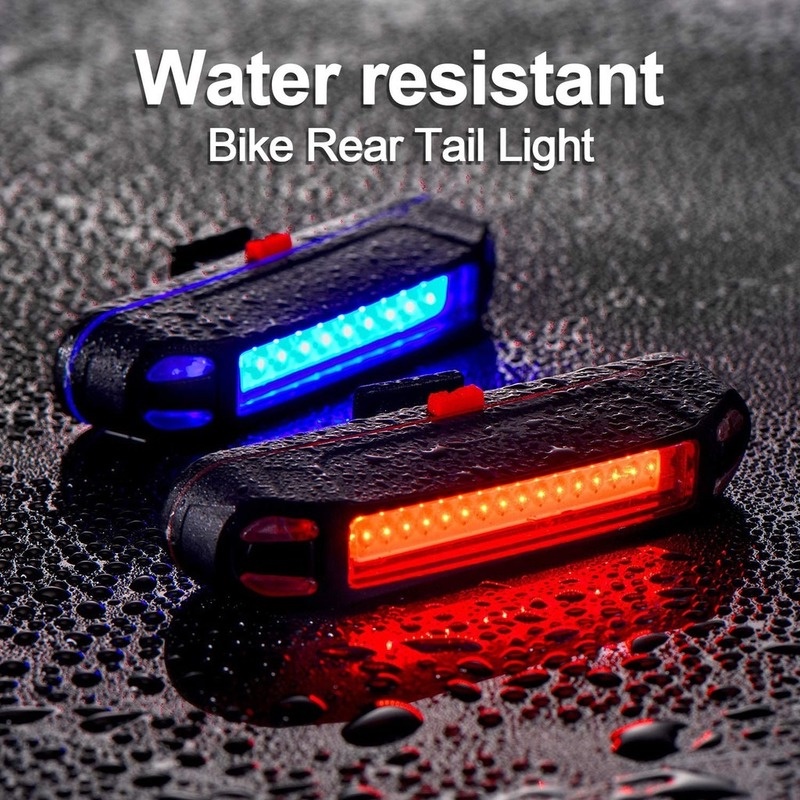 Đèn LED Tín Hiệu Cảnh Báo An Toàn Sạc USB Cho Xe Đạp